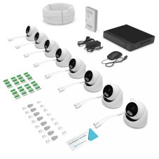 8.0Mpx IP kamerový systém PROFI 8xDOME PRD38