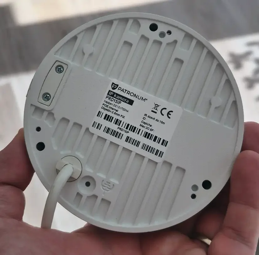 5.0Mpx AI IP bezpečnostní kamera PATRONUM PRD15 Gen2