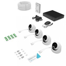 8.0Mpx IP kamerový systém PROFI 4xDOME PRD38DL
